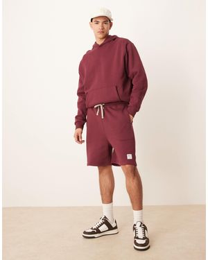 ASOS – oversize-shorts - Rot