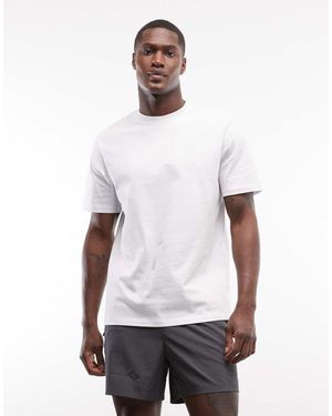 4505 Heavyweight Cotton Regular Fit T-shirt With Quick Dry Finish - White