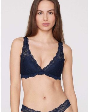 Tezenis Havana Lace Triangle Bra - Blue