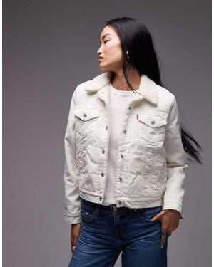 Levi's Original Sherpa Trucker Jacket - Grey