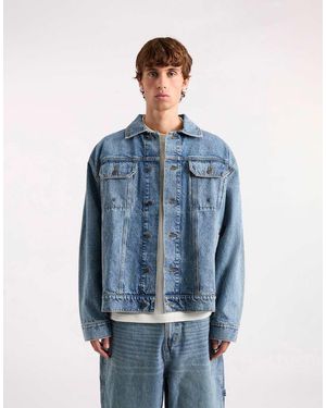 AVX Edwards Long Sleeve Denim Jacket - Blue
