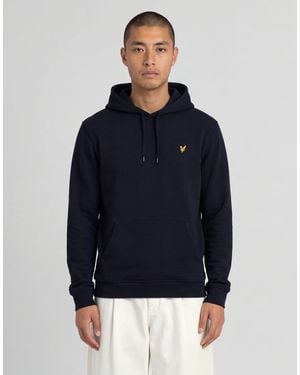 Lyle & Scott Mid Layers Pullover Hoodie - Blue