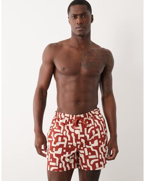 New Look – badeshorts - Rot