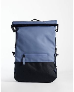 Rains Trail mountaineer rolltop-rucksack - Blau