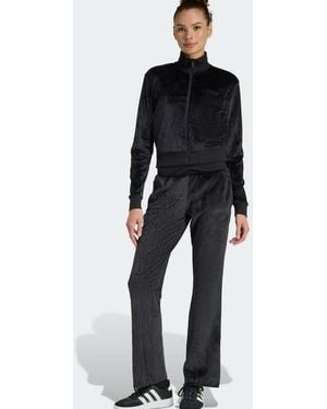 adidas Originals Glam Velvet Tracksuit - Blue