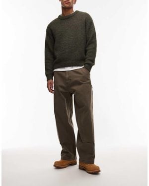 Obey Bigwig Carpenter Denim Jeans - Brown