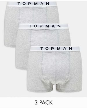 TOPMAN 3 Pack Trunks - White