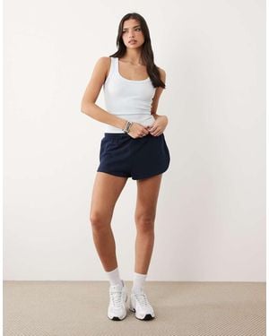 Gina Tricot Sweat Shorts - Blue