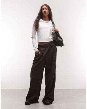 Collusion Pull On Trouser - White
