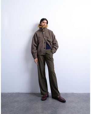 TOPSHOP Low Slung Tailored Trouser - Multicolor