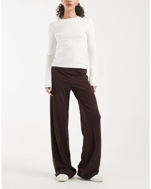 Cotton On Honey Ruched Trouser - White