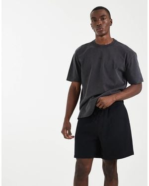 Hollister Logo Jersey Shorts - Black