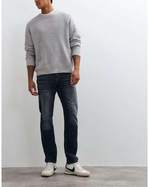 Wrangler Redford Jeans Regular Affusolati Grigi - Grigio