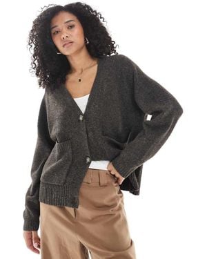 Vero Moda Cardigan Squadrato - Nero