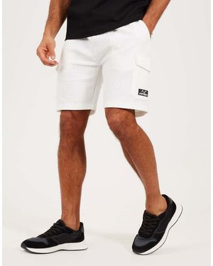 Brave Soul Patch Pocket Elasticated Waist Shorts - Black