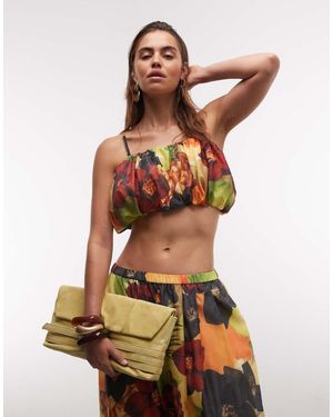 ASOS Top Con Y Volantes (Parte De Un Conjunto) - Multicolor