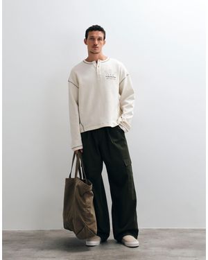 ASOS baggy Cargo Pants - White