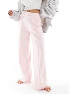 Bershka Petite Wide Leg sweatpants - Pink