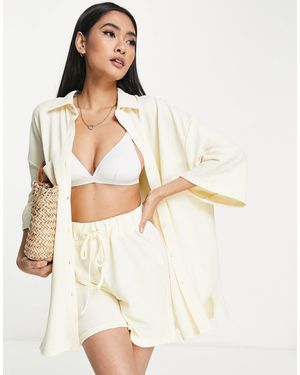 4th & Reckless Jane Beach Short Co-ord - White