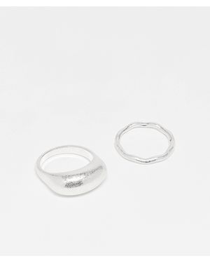 ASOS – 2 ringe - Weiß