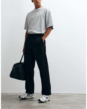 Only & Sons Pantalón Holgado De Algodón Desgastado En - Blanco