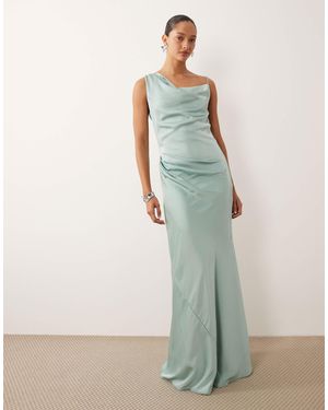 TFNC London – bridesmaids – maxikleid aus satin - Weiß
