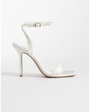 ASOS Nali Barely There Heeled Sandals - Natural
