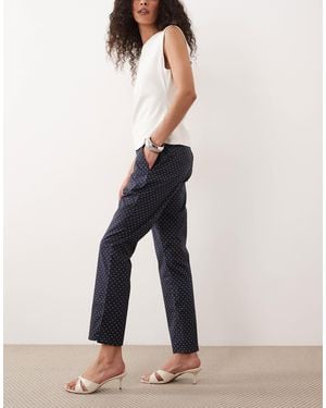 WeWoreWhat Button Front Pant - Blue