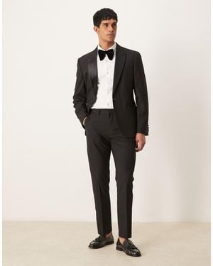 ASOS Slim Tuxedo Pants - Black