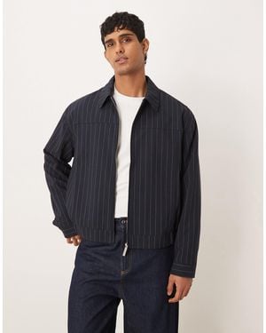 ASOS Smart Harrington Jacket - Blue