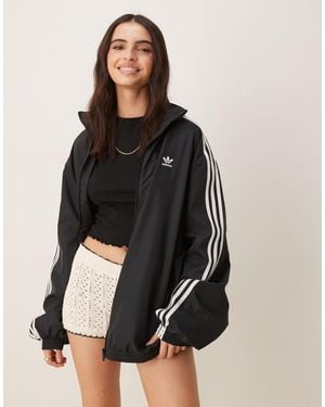 adidas Originals Firebird – oversize-trainingsjacke - Schwarz