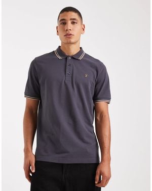 Farah – elton – polohemd - Blau