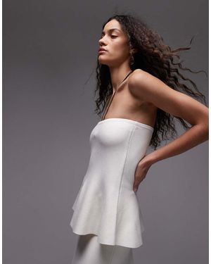 Mango Top A Fascia - Grigio