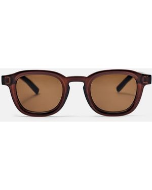 Pull&Bear Zonnebril Van Hars - Bruin