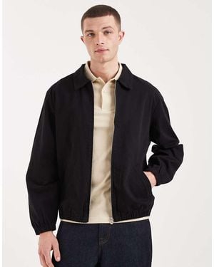 ASOS Cotton Harrington Jacket - Black