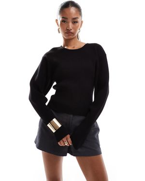 & Other Stories – eng anliegender strickpullover - Schwarz