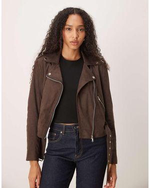 Glamorous Biker Jacket - Brown