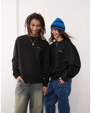 Collusion Sweatshirt With Logo Print - Black