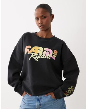 Rip Curl Sudadera Negra Rio De X Farm - Negro