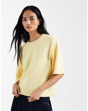 ONLY Boxy Knitted Short Sleeve Top - Black