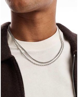 Classics 77 Double Row Chain Necklace - Brown