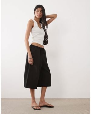 ASOS Long Line Bermuda Short - White