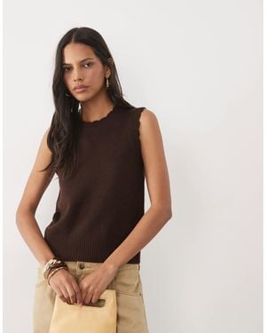 New Look – strick-trägertop - Braun