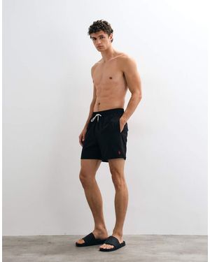 Polo Ralph Lauren Traveller Classic Fit Swim Shorts - White