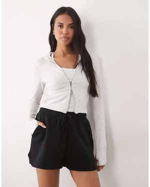 ASOS Sweat Runner Short - White