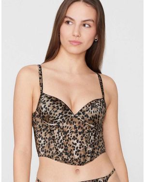 Tezenis Sauvage Soul Push-Up Bra Top - Black