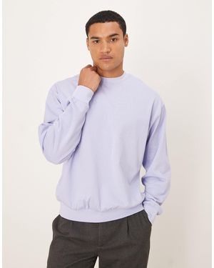 Mango – sweatshirt aus baumwolle - Lila