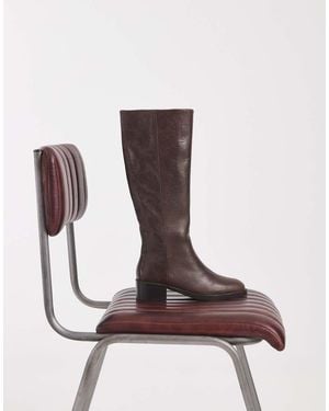 Tony Bianco Jackson Stivali Al Ginocchio Pull-On - Marrone