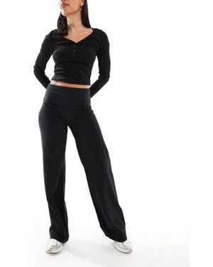 Cotton On Bella Straight Leg Pant - Black