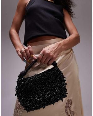 TOPSHOP Gru Embellished Grab Bag - Black